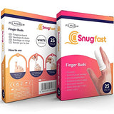 Snugfast White Finger Cots Buddies Tubular Bandage Dressings