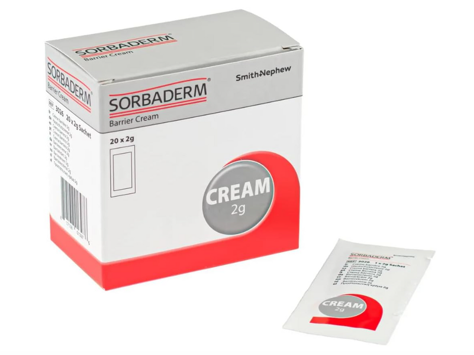 Sorbaderm Barrier Cream 2g Sachet (Pack of 20) – Skin Protection Cream