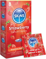Skins Condoms Strawberry 8 Pack