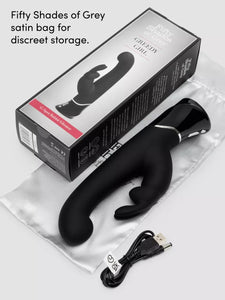 Fifty Shades of Grey Greedy Girl G-Spot Rechargeable Rabbit Vibrator