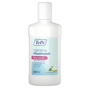 TePe Hydrating Mouthwash for Dry Mouth Mild Apple & Peppermint 500ml