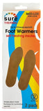 Sure Thermal Foot Warmer Insoles (2 Pack) - Medium/Large, 8cm x 25cm