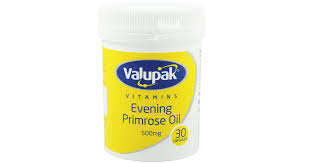 Valupak Evening Primrose Oil Capsules 500mg Pack of 30