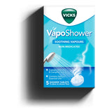 Vicks VapoShower Tablets with Menthol & Camphor – Soothing Vapours (5 Tablets)
