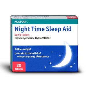 Numark Night Time Sleep Aid 50mg - 20 Tablets