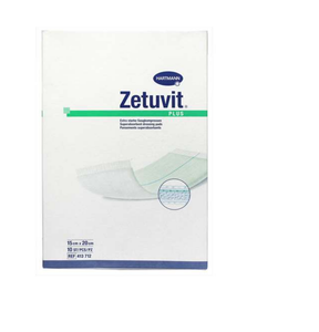 Hartmann Zetuvit Plus Absorbent Dressing 10 Pads 15x20cm