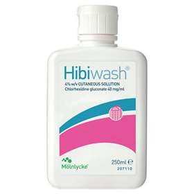 Hibiscrub Hibiwash Antimicrobial Skin Cleanser 250ml