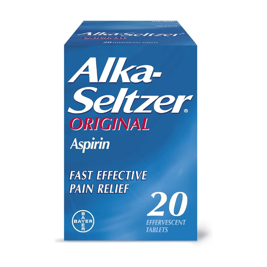 Alka Seltzer Original Effervescent 20 Tablets