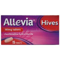 Allevia Hives 180mg Tablets - 15 Tablets