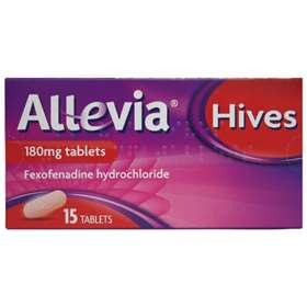 Allevia Hives 180mg Tablets - 15 Tablets