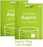 Aspirin 75mg - 28 tablets