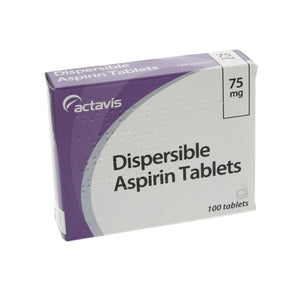 Aspirin Dispersible 75mg Tablets