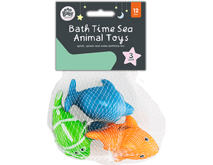 Bath Time Sea Animal Toys 3 Pack