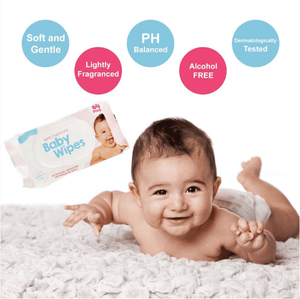 Baby Wipes PH balanced, alcohol free and dermatologically tested