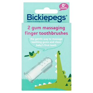 Bickiepegs Finger Toothbrush and Gum Massager