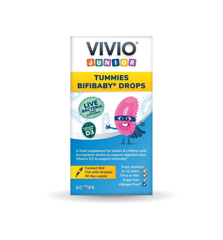 VIVIO® Junior Tummies Bifibaby Drops - Digestive & Immune Support for Children - 8ml
