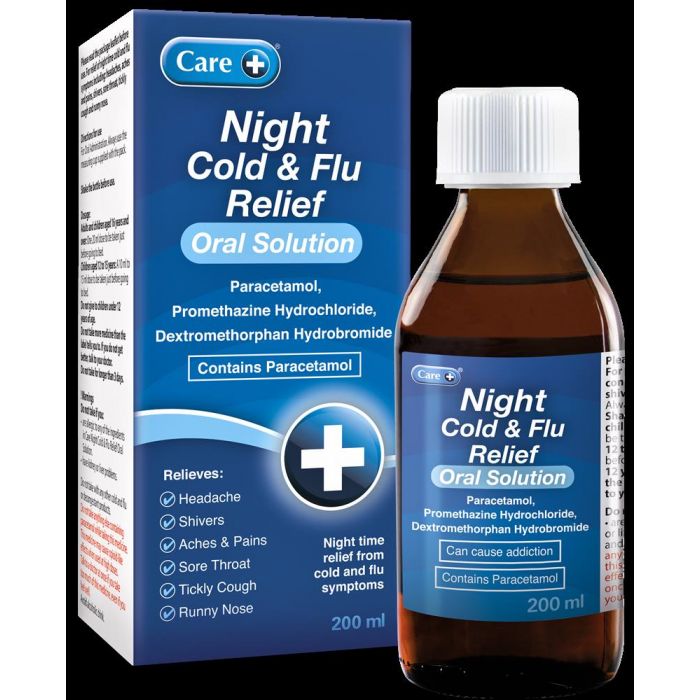 Care Night Cold Flu Relife 200ML uk