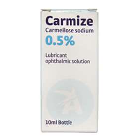 Carmize Carmellose 0.5% - Lubricant Eye Drops 10ml (Brand May Vary)