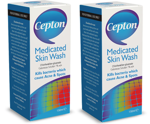 Cepton Medicated Skin Wash 150ml - Pack of 2