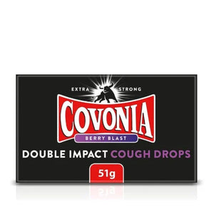 Covonia Double Impact Cough Drops Berry Blast (51g)