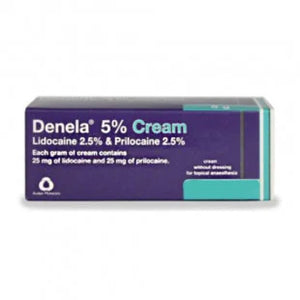 Denela Cream 5% With Spatula - 30g (Emla Brand)