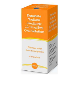 Docusate Sodium Paediatric 12.5mg/5ml Oral Solution 300ml
