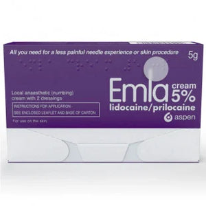 EMLA Cream 5 5g With 2 Dressings