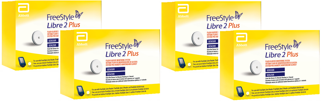 Freestyle Libre 2 Plus Sensor (4x Pack)