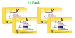 Freestyle Libre 2 Sensor (4x Quad Pack), 2 months supply