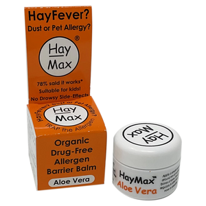 Haymax Aloe Vera Organic Pollen Balm For Hayfever 5ml