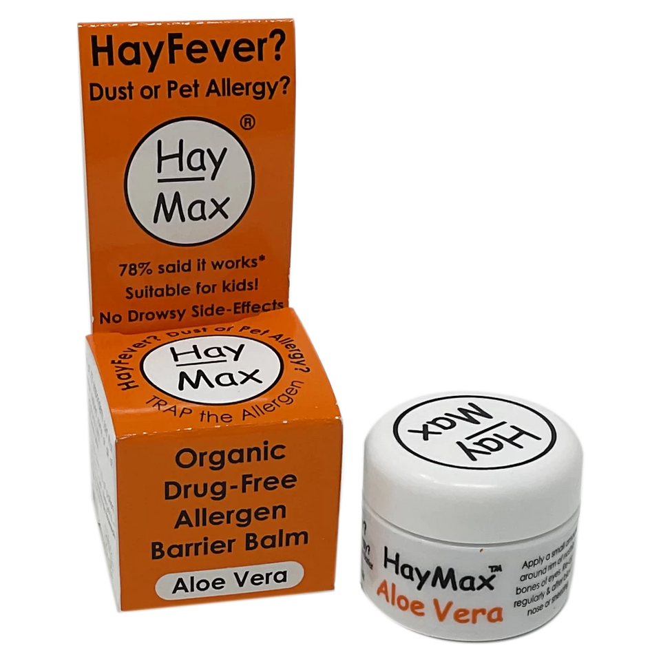 Haymax Aloe Vera Organic Pollen Balm For Hayfever 5ml