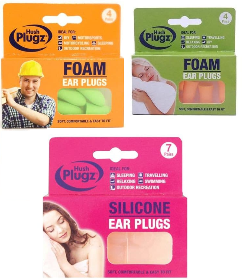 Hush Plugz foam ear plugs
