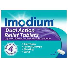 Imodium Dual Action Relief - 6 Tablets