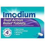 Imodium Dual Action Relief - 6 Tablets