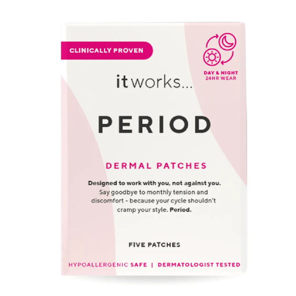 it works… Period 250mg Dermal Patches (5 Patches)