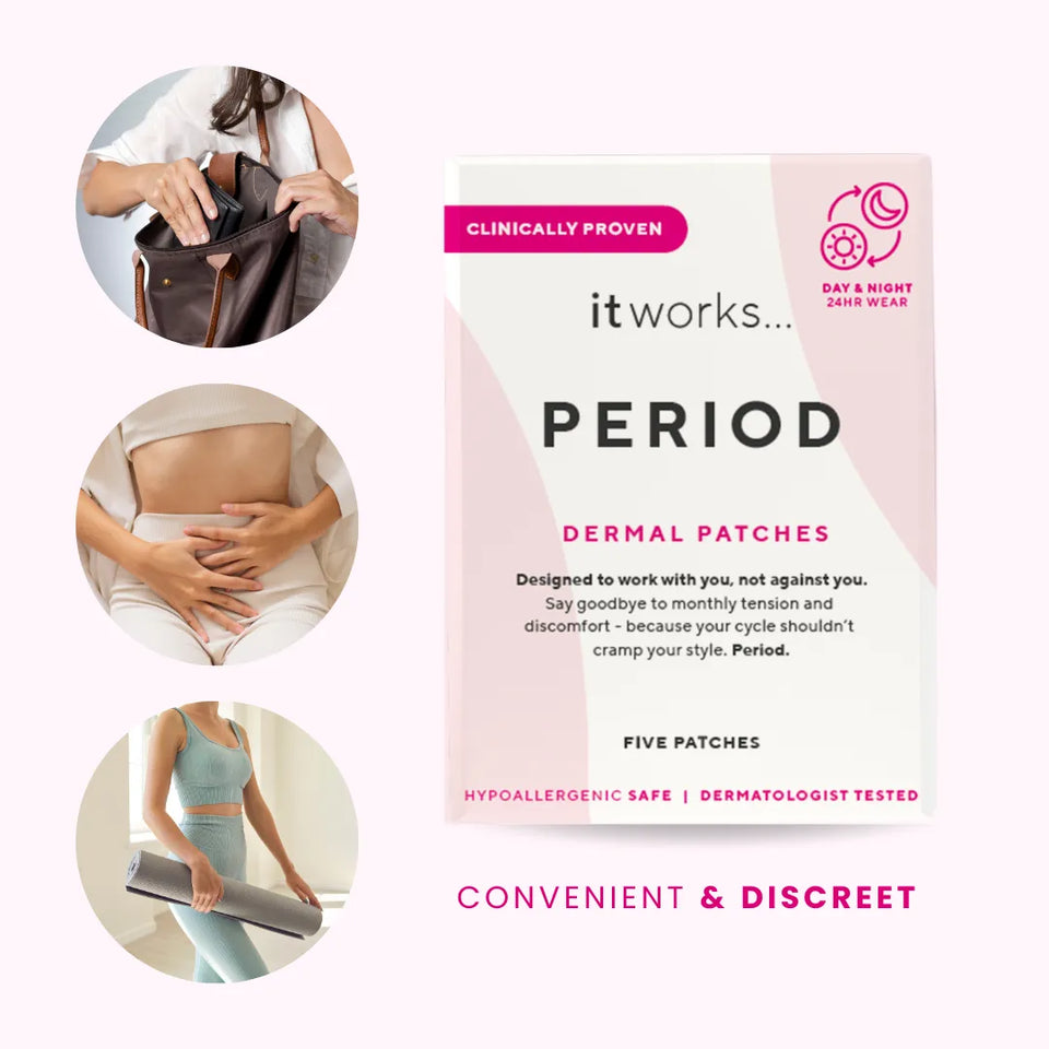 it works… Period 250mg Dermal Patches (5 Patches)2
