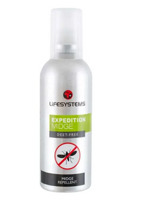Lifesystems Expedition Midge Repellent DEET Free Spray 100ml