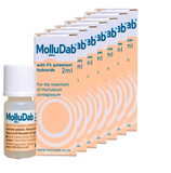 MolluDab Solution (5% Potassium Hydroxide) - 2ml (Pack of 6)