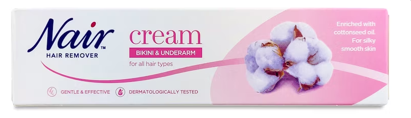 Nair Bikini and Underarm Hair Removal Cream 90ml