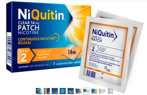 Niquitin Clear CQ 14mg 24 Hour (Step 2) – 7 Patches