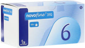 Novofine Pen Needles 31g 6mm (x100)