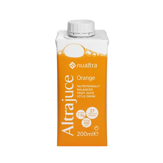 Nualtra Altrajuce High Energy Nutrional Supplement - Orange - 200ml x 12