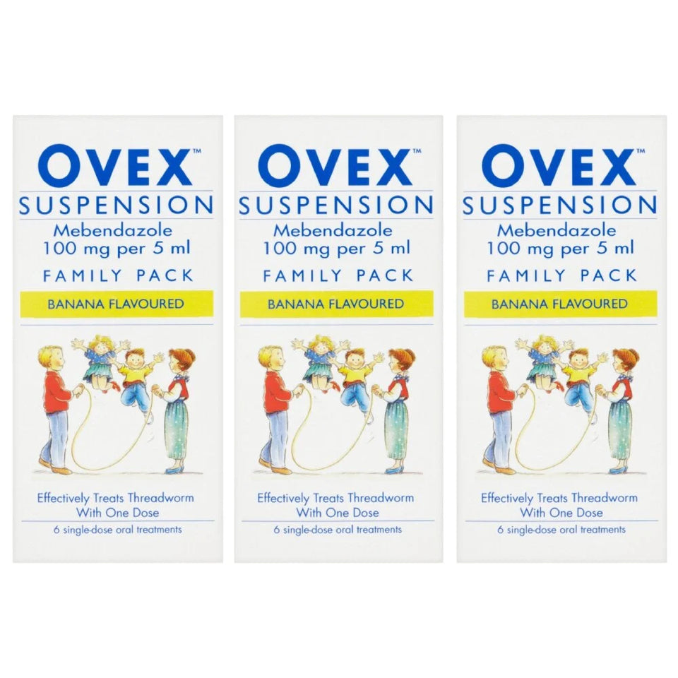 Ovex Suspension Family Pack - Banana - 30ml - 3 Pack