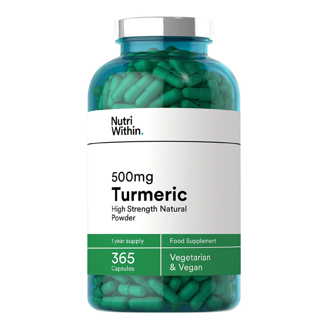 Nutri Within Turmeric 500mg - 365 capsules