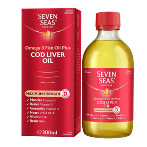 Seven Seas Cod Liver Oil Max Strength - 300ml