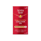 Seven Seas Cod Liver Oil Max Strength - 300ml (with vitamin D & E)