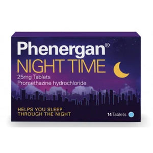 Phenergan Night Time 25mg (Promethazine) - 14 Tablets