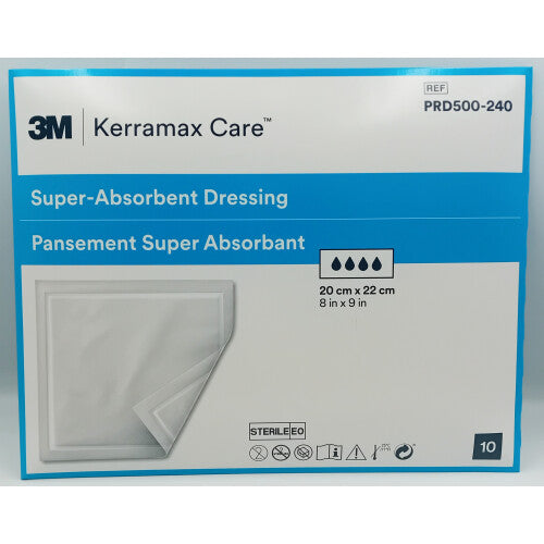 Kerramax Care Dressing Pads 20cm x 22cm - Pack of 10  (REF: PRD500-240)
