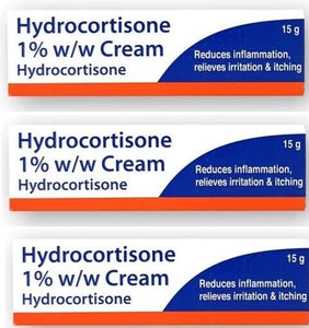 Hydrocortisone 1% w/w Cream – 15g (Brand May Vary)