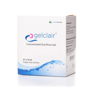 Gelclair Concentrated Oral Mouth Wash Rinse Gel 15ml Single-Dose Sachets (x21)